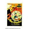 Image 1 : Trial of Donald Duck, The (RKO, 1948). One Sheet (27" X 41"). Donald "ducks" into a swanky restauran