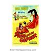 Image 1 : Pluto and the Gopher (RKO, 1950). One Sheet (27" X 41"). Pluto battles a pesky gopher and as always.