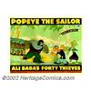 Image 1 : Popeye the Sailor Meets Ali Baba's Forty Thieves (Paramount, 1937). Half Sheet (22" X 28"). During t