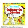 Image 1 : One Hundred and One Dalmations (Buena Vista, 1961). Six Sheet (81" X 81"). Now regarded as a true Di