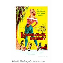 Louisiana Hussy (Howco, 1959). One Sheet (27" X 41"). This low budget sexploitation romp dealing wit