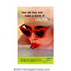 Lolita (MGM, 1962). One Sheet (27" X 41"). Stanley Kubrick's adaptation of Nabokov's novel caused qu