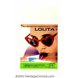 Lolita (MGM, 1962). Window Card (14" X 22"). This format for the classic Kubrick film is perhaps one