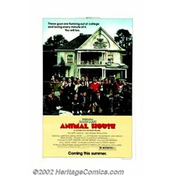 Animal House (Universal, 1978). Advance One Sheet (27" X 41"). John Landis' film about early '60s fr