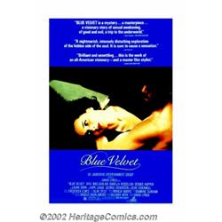 Blue Velvet (DeLaurentis, 1986). One Sheet (27" X 41"). David Lynch, already a master of the unusual