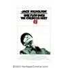 Image 1 : One Flew Over the Cuckoo's Nest (United Artists, 1975). One Sheet (27" X 41"), Half Sheet (22" X 28"