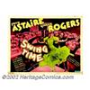 Swing Time (RKO, 1936). Half Sheet (22" X 28"). This was Fred Astaire and Ginger Rogers next film af