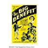 Image 1 : Big Benefit, The (Universal, 1933). One Sheet (27" X 41"). This Universal musical short subject star
