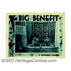 Big Benefit, The (Universal, 1933). Lobby Card (11" X 14"). Offered here is a lobby card from this s