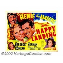 Sonja Henie Lot Offered here are Two Half Sheets (22" X 28") to star the Norwegian Olympic Gold Meda