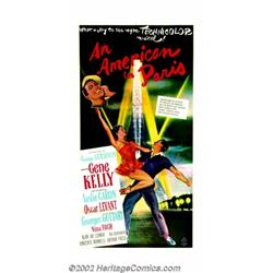An American In Paris (MGM, 1951). Three Sheet (41" X 81"). Vincent Minnelli's musical extravaganza s