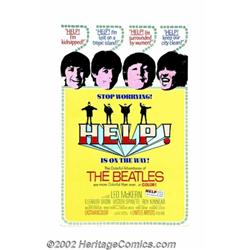 Help! (United Artists, 1965). One Sheet (27" X 41"). A clever bit of design went into this one sheet