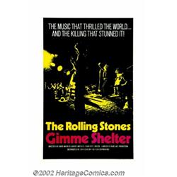 Gimme Shelter (Twentieth Century Fox, 1970). One Sheet (27" X 41"). This is an outstanding documenta