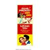 Image 1 : Loving You (Paramount, 1957). Insert (14" X 36"). Elvis Presley rocked the screen in his second film