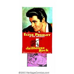 Jailhouse Rock (MGM, 1957). Three Sheet (41" X 81"). The quintessential Elvis poster from the quinte