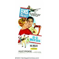 G.I. Blues (Paramount, 1960). Three Sheet (41" X 81").Though rumored to be something of a fictional.