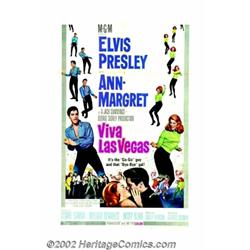 Viva Las Vegas (MGM, 1964). One Sheet (27" X 41"). Elvis Presley met his match when he was cast oppo