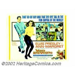 Viva Las Vegas (MGM, 1964). Half Sheet (22" X 28"). Elvis and Ann-Margaret - what a combination for.