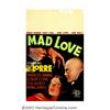 Image 1 : Mad Love (MGM, 1935). Window Card (14" X 22"). This strange MGM horror film is the story of a doctor