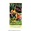 Image 1 : Attack of the Crab Monsters (Allied Artists, 1957). Three Sheet (41" X 81"). Roger Corman directed t