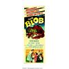 Image 1 : The Blob (Paramount, 1958). Insert (14" X 36"). Steve McQueen made his motion picture debut in this.