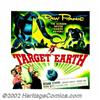 Image 1 : Target Earth (Allied Artists, 1954). Six Sheet (81" X 81"). Richard Denning and Kathleen Crowley are