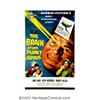 Image 1 : Brain From the Planet Arous (Howco, 1957). One Sheet (27" X 41"). A scientist is possessed by a glow