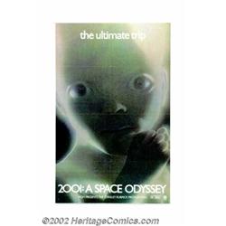 2001: A Space Odyssey (MGM, 1972 reissue). One sheet (27" X 41"). The version of the one sheet, know