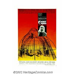 Planet of the Apes (20th Century Fox, 1968). One Sheet (27" X 41"). Based on Pierre Boulle's classic
