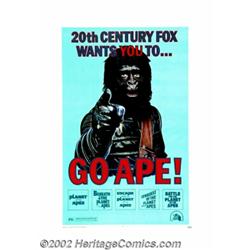 Go Ape! (20th Century Fox, 1974). 30" X 40".This poster was designed to promote the 1974 re-issue of