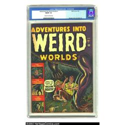 Adventures Into Weird Worlds #1 (Atlas, 1952) CGC FN/VF 7.0 Cream to off-white pages. Joe Maneely an