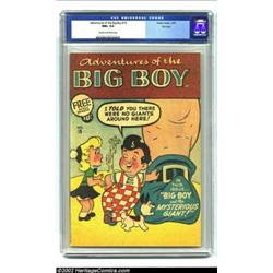 Adventures of the Big Boy #15 File Copy (Timely, 1957) CGC NM+ 9.6 Cream to off-white pages. This lo