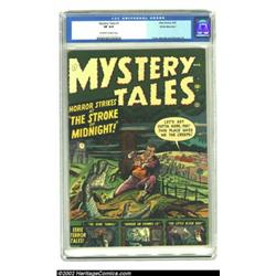 Mystery Tales #1 White Mountain pedigree (Atlas, 1952) CGC VF 8.0 Off-white to white pages. This Atl