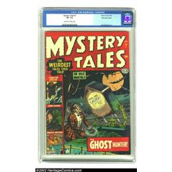 Mystery Tales #7 White Mountain pedigree (Atlas, 1953) CGC VF- 7.5 Off-white to white pages. Jerry R