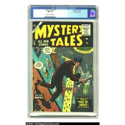 Mystery Tales #28 White Mountain pedigree (Atlas, 1955) CGC NM 9.4 Off-white to white pages. An unre