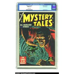 Mystery Tales #26 White Mountain pedigree (Atlas, 1955) CGC VF/NM 9.0 Off-white pages. This fabulous