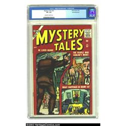 Mystery Tales #53 White Mountain pedigree (Atlas, 1957) CGC VF+ 8.5 Off-white to white pages. Cover.