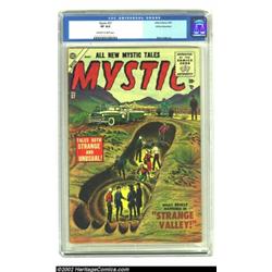 Mystic #37 White Mountain pedigree (Atlas, 1955) CGC VF 8.0 Off-white to white pages. "I'm telling y