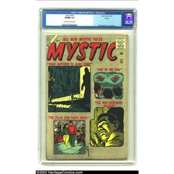 Mystic #55 Circle 8 pedigree (Atlas, 1957) CGC VF/NM 9.0 Cream to off-white pages. Bill Everett's co