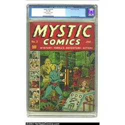 Mystic Comics #3 (Timely, 1940) CGC G+ 2.5 Off-white pages. This great cover by Timely's master cove