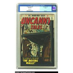 Uncanny Tales #54 (Atlas, 1957) CGC VF+ 8.5 Off-white pages. Bernie Krigstein provides art in this i
