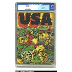 U.S.A Comics #3 (Timely, 1941) CGC VG 4.0 Tan to off-white pages. This cover represents no circus li