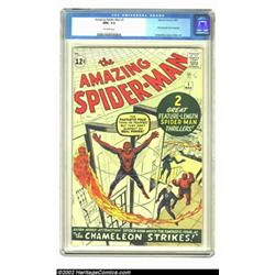 The Amazing Spider-Man #1 (Marvel, 1963) CGC NM+ 9.6 Off-white pages. This is simply a superb copy o