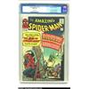 Image 1 : The Amazing Spider-Man #18 (Marvel, 1964) CGC NM+ 9.6 Off-white pages. The Sandman's back, Ned Leeds