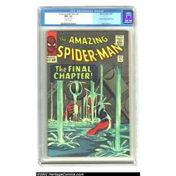 The Amazing Spider-Man #33 (Marvel, 1966) CGC NM+ 9.6 Off-white pages. This issue starts with a grim