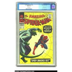 The Amazing Spider-Man #45 (Marvel, 1967) CGC NM+ 9.6 Off-white pages. This classic cover features e