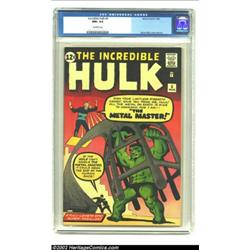 The Incredible Hulk #6 (Marvel, 1963) CGC NM+ 9.6 Off-white pages. The last issue of Ol' Greenskin's