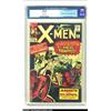 Image 1 : X-Men #5 (Marvel, 1964) CGC VF 8.0 Off-white pages. Only five issues into the early run, and Magneto