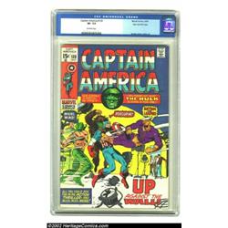 Captain America #130 Stan Lee File Copy (Marvel, 1970) CGC VF- 7.5 Off-white pages. Lots of guest-st