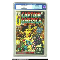 Captain America #133 Stan Lee File Copy (Marvel, 1971) CGC NM 9.4 Off-white pages. Cap teams up with